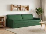 3 Seater Sofa Jungle Green 190 x 81 x 82 cm Corduroy Fabric 42041137