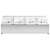 Gastronorm Container Holder with 4 GN 1/6 Pan Stainless Steel 51221