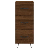 Sideboard Brown Oak 34.5x34x90 cm Engineered Wood 828603