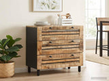 Storage Cabinets Pattern Pattern 60 x 33 x 75 cm Natural 4018847