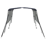 3-bow Bimini Top with Mesh Sidewalls 183xx137 cm 94844