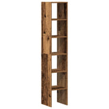 Bookcases 2 pcs Stackable Old Wood 30x30x80 cm Engineered Wood 858818