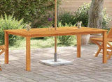 Garden Table 150x90x74 cm Solid Acacia Wood 44105