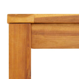 Garden Dining Table 110x55x75 cm Solid Wood Acacia 366368
