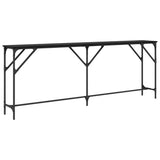 Console Table Black oak 200 x 29 x 75 cm 871342