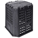 Garden Composter Black 68.9x68.9x83.9 cm 360 L 146275
