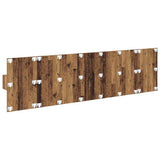 Headboard with Cabinet 3 pcs Old Wood Engineered Wood 3415737
