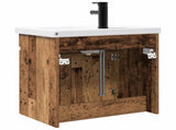 Bathroom Vanity Unit with Tap Old Wood 61 x 40 x 74.5 cm 889543