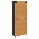 Highboard Black Oak 69.5 x 34 x 180 cm 3416199
