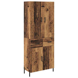 Highboard Old Wood 69.5 x 34 x 180 cm Engineered Wood 3415642