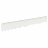 Lawn Edging 30 pcs 103 x 15 cm Steel White 8008355