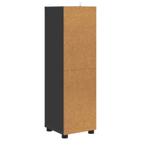Bathroom Cabinet Black 30.5 x 30 x 101 cm Engineered Wood 888738