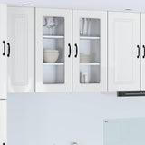 Dishwasher Panel Kalmar 2 pcs High Gloss White 40 x 31 x 80 cm 884643