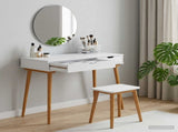 Dressing Table FAUSKE White 100 x 50 x 78 cm 42040688