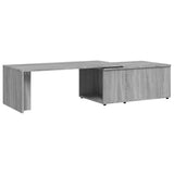 Coffee Table Grey Sonoma 150x50x35 cm Engineered Wood 815469