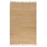 Hand-Woven Jute Area Rug 120x180 cm Natural 133217