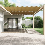 ZNTS Vertical Awning Beige 300x360 cm Oxford Fabric 148291