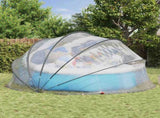 Pool Dome Folding Manual Transparent 472 x 460 x 229 cm PVC 42001119