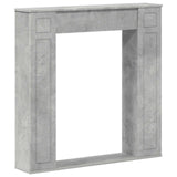 Fireplace Surround Concrete Grey 100 x 20 x 100 cm 8006618