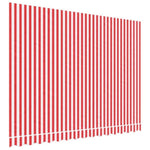 ZNTS Replacement Fabric for Awning Red and White Stripe 3.5x2.5 m 367715