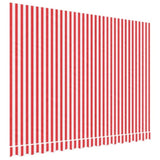ZNTS Replacement Fabric for Awning Red and White Stripe 3.5x2.5 m 367715
