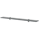 Floating Shelves 2 pcs Glass 90x10 cm 8 mm 3051508
