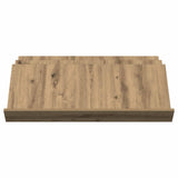 Magazine Rack Artisan Oak 90 x 53 x 28.5 cm Engineered Wood 890895
