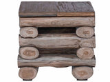 Stool Natural 30 x 30 x 38 cm Solid Teak Wood 42012368