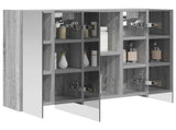 Bathroom Mirror Cabinet Grey Sonoma 60 x 14.5 x 50 cm 889076
