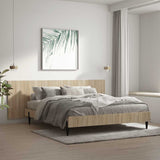 Wall Headboard Sonoma Oak 240x1.5x80 cm Engineered Wood 811055