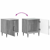 Bedside Cabinet Grey Sonoma 43 x 34.5 x 50 cm Engineered Wood 894807