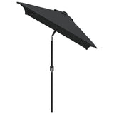Garden Parasol Anthracite Polyester 300x200 cm Tiltable 44501