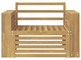 Outdoor Sofa Set Solid Acacia Wood White 3439101