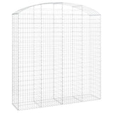 Arched Gabion Basket 200x50x200/220 cm Galvanised Iron 153480