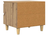 Bed Cabinets 2 pcs Artisan Oak 40 x 35 x 50 cm Engineered Wood 885671