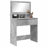 Bedroom Dressing Tables Concrete Grey 80 x 39.6 x 135 cm 888980