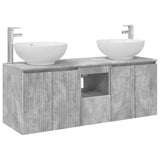 Bathroom Cabinet Set 3 pcs Concrete Grey 49.5 x 44.5 x 65 cm 3405700