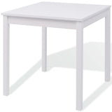 Five Piece Dining Set Pinewood White 242957