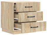 Bedside Cabinet Sonoma Oak 43 x 41 x 63.5 cm Engineered Wood 895247