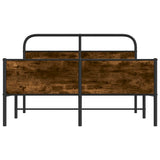 Bed Frame without Mattress 140x200 cm Sonoma Oak Engineered Wood 4100393