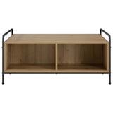 Coffee Table Artisan Oak 90 x 90 x 41 cm Engineered Wood 8013607