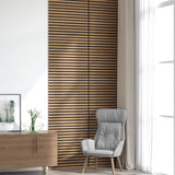 Acoustic Wall Panels 8 pcs Slatted 60.5x60 cm Oak Veneer 42002582