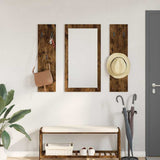 Wall-Mounted Coat Rack Wall-mounted Smoked Oak 96 x 1.5 x 90 cm 874535