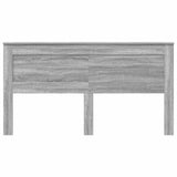 Headboard with Headboard Grey Sonoma 180 cm Engineered Wood 887430
