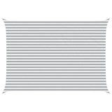 Sun Shade Sail Light Grey and White 5 x 3.5 m 42031129