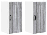 Wall Cabinet LUCCA 2 pcs Grey Sonoma 30 x 31 x 80 cm 885018