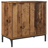 Bathroom Sink Cabinet with Storage Old Wood 60.5 x 33.5 x 61 cm 883422
