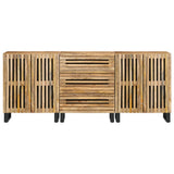 Sideboards 3 pcs 60x34x75 cm Solid Wood Rough Mango 3217079