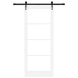 Sliding Door Manual ORKDAL White 86 x 211 cm Wood and metal 3332454