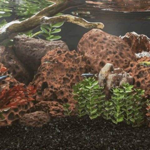 Volcanic Rocks 25 kg Red 10-30 cm 155324